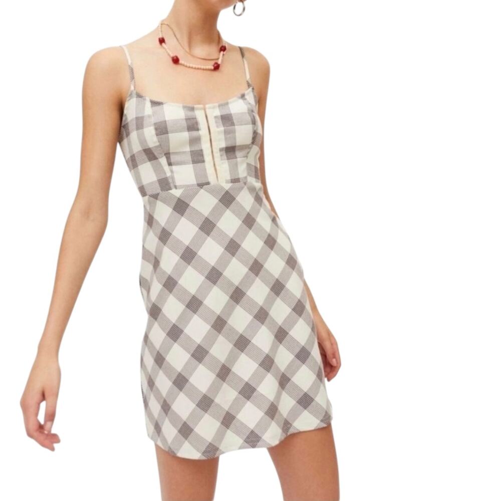 Urban Outfitters Keya Plad Dress‎ Size Small